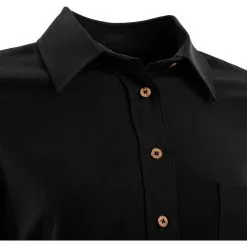 Aclima LeisureWool Woven Wool Shirt Woman -Outwell Butikk aclima leisurewool woven wool shirt woman jet black 2