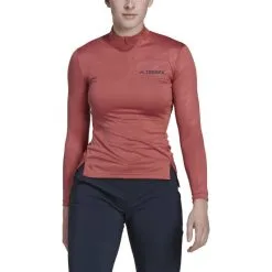 ADIDAS Women's Terrex Multi Half-Zip Tee -Outwell Butikk adidas women s terrex multi half zip tee wonred 2