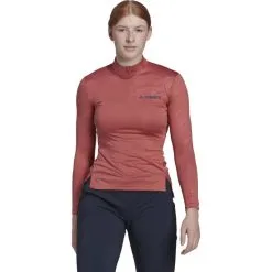 ADIDAS Women's Terrex Multi Half-Zip Tee -Outwell Butikk adidas women s terrex multi half zip tee wonred 3
