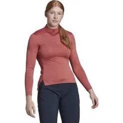 ADIDAS Women's Terrex Multi Half-Zip Tee -Outwell Butikk adidas women s terrex multi half zip tee wonred 5