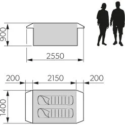 Dometic Pico FTC 2X2 TC -Outwell Butikk dometic pico ftc 2x2 tc grey 4