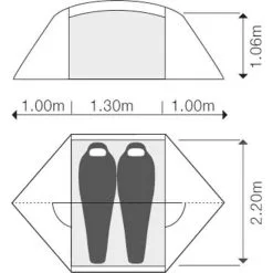 Exped Venus II UL -Outwell Butikk exped venus ii ul 3