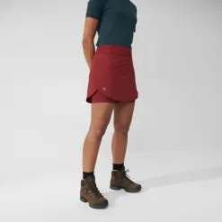 FJÄLLRÄVEN Women's Abisko Midsummer Skort -Outwell Butikk fjallraven women s abisko midsummer skort pomegranate red 4