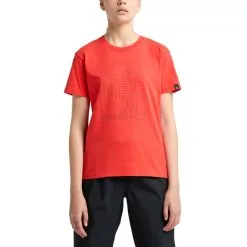 Haglöfs Women's Camp Tee -Outwell Butikk haglofs women s camp tee poppy red 2