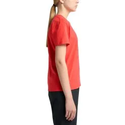 Haglöfs Women's Camp Tee -Outwell Butikk haglofs women s camp tee poppy red 3