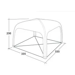 Outwell Air Shelter 3 Outwell Air Shelter -Outwell Butikk outwell air shelter black grey 3