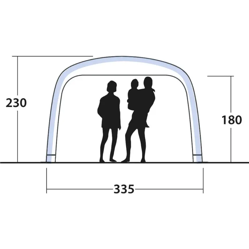 Air Shelter Outwell Air Shelter -Outwell Butikk outwell air shelter black grey 4