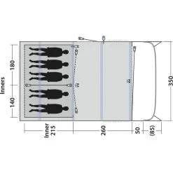 Outwell Avondale 5pa -Outwell Butikk outwell avondale 5pa green 6