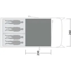 Outwell Flat Woven Carpet Greenwood 4 -Outwell Butikk outwell flat woven carpet greenwood 4 black grey 2