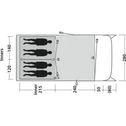 Outwell Greenwood 4 -Outwell Butikk outwell greenwood 4 dark leaf 8