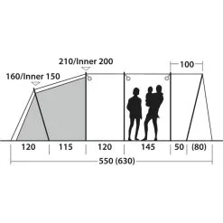Outwell Greenwood 5 -Outwell Butikk outwell greenwood 5 dark leaf 3