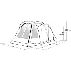 Outwell Springwood 4SG -Outwell Butikk outwell springwood 4sg blue 5