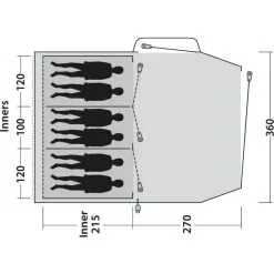 Outwell Springwood 6SG -Outwell Butikk outwell springwood 6sg blue 7