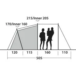 Outwell Springwood 6SG -Outwell Butikk outwell springwood 6sg blue 8