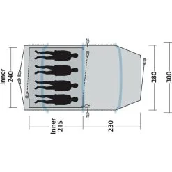 Outwell Starhill 4A -Outwell Butikk outwell starhill 4a blue 7