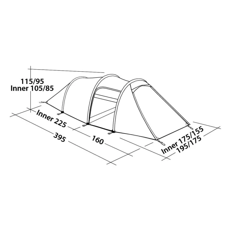 Voyager Versa 3 Robens Voyager Versa 3 -Outwell Butikk robens voyager versa 3 green 12