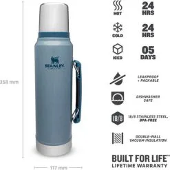 Stanley The Legendary Classic Bottle 1 L -Outwell Butikk stanley the legendary classic bottle 1 l hammertone ice 5