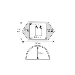 Sydvang Utoset 2-Person Tent -Outwell Butikk sydvang utoset 2 person tent